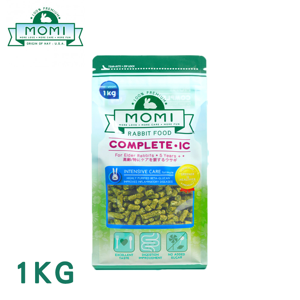 MOMI 摩米 美國 摩米 營養全IC 老兔飼料 1公斤/1KG 老兔 高齡兔 低卡兔 肥胖兔 適用