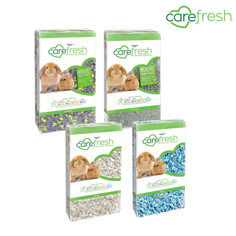 CATS BEST 凱優 【美國CAREFRESH】小動物專用紙棉-適合兔子倉鼠黃金鼠 (2入組)