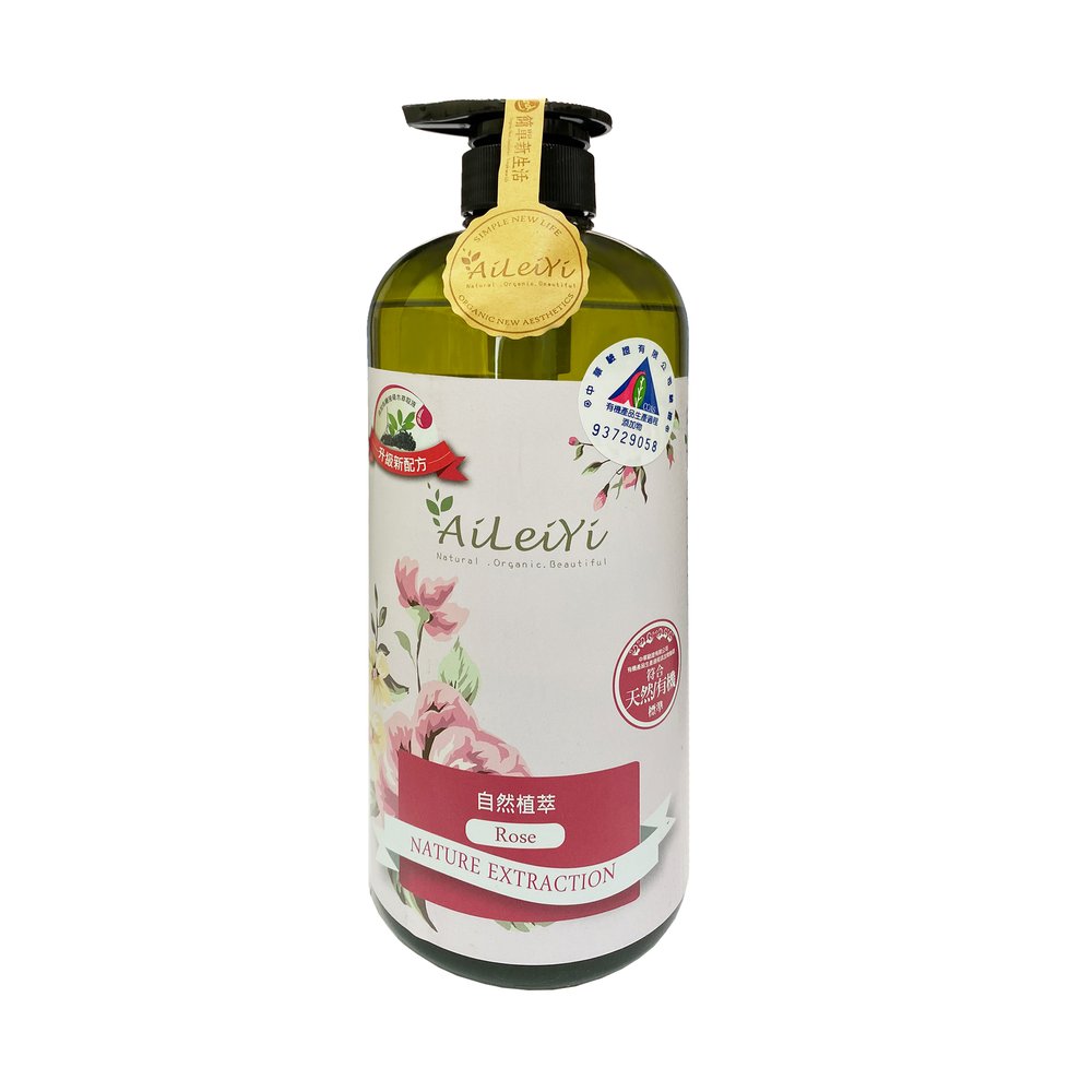 AiLeiYi 愛蕾伊 洋甘菊潤膚沐浴精-玫瑰花香1000ml（其他規格）