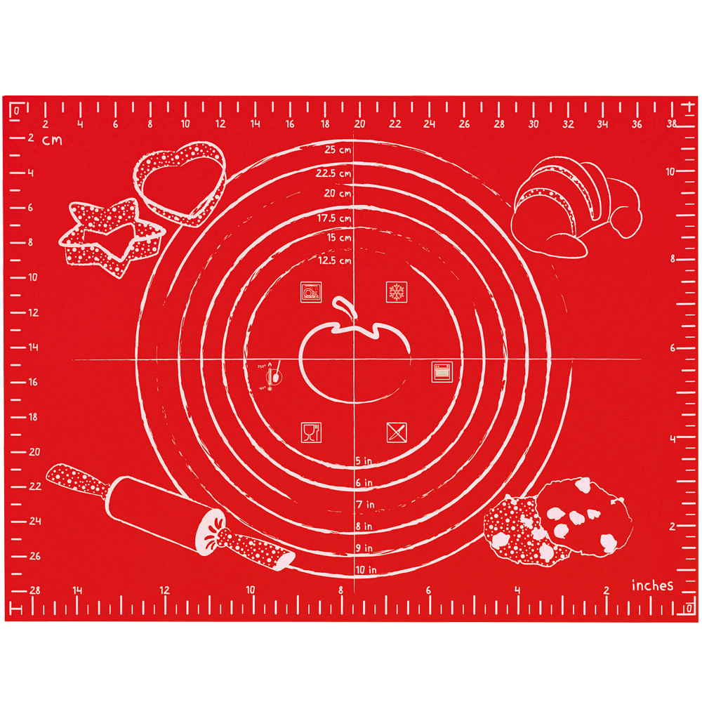 mastrad 法國 多功能烤焙墊(紅) / 料理烤墊 烘焙墊 可機洗 洗碗機可洗