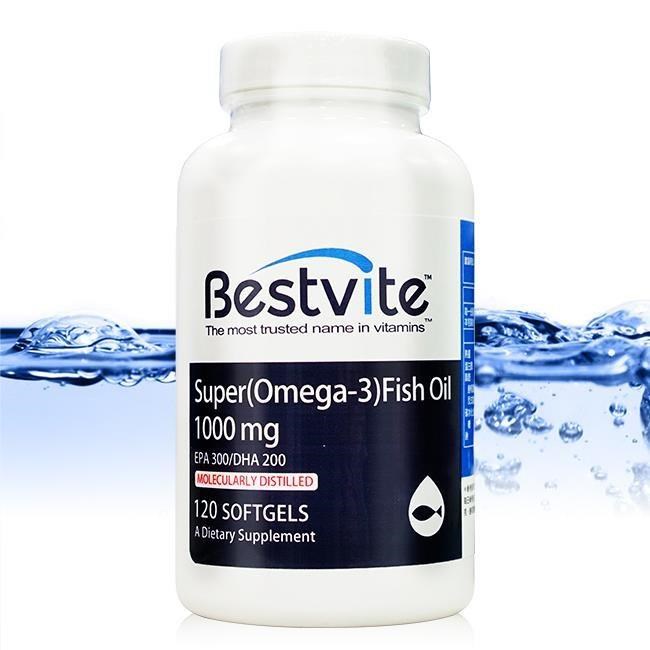 Bestvite 必賜力 即期品超級OMEGA-3魚油膠囊1瓶(120顆)