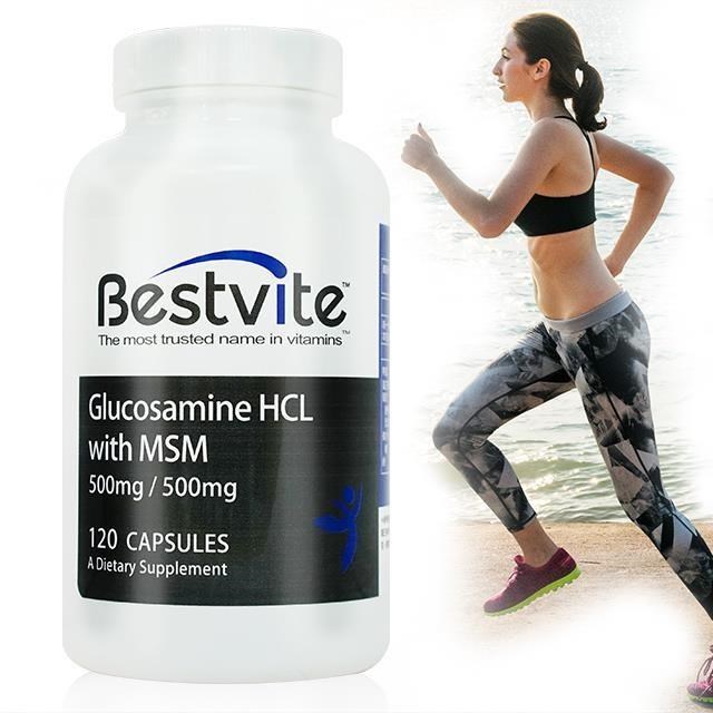 Bestvite 必賜力 即期品 葡萄糖胺+MSM膠囊1瓶(120顆)