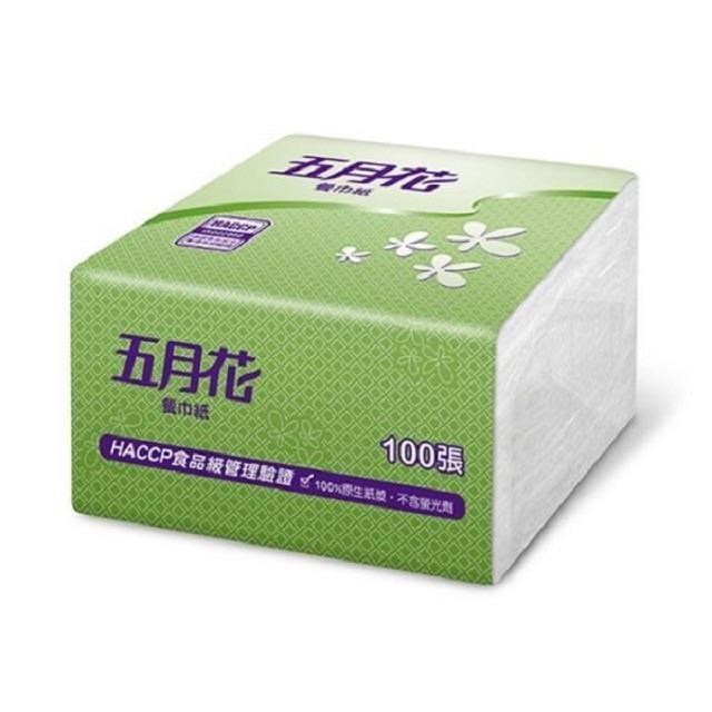 五月花 13吋餐巾紙100張x24包