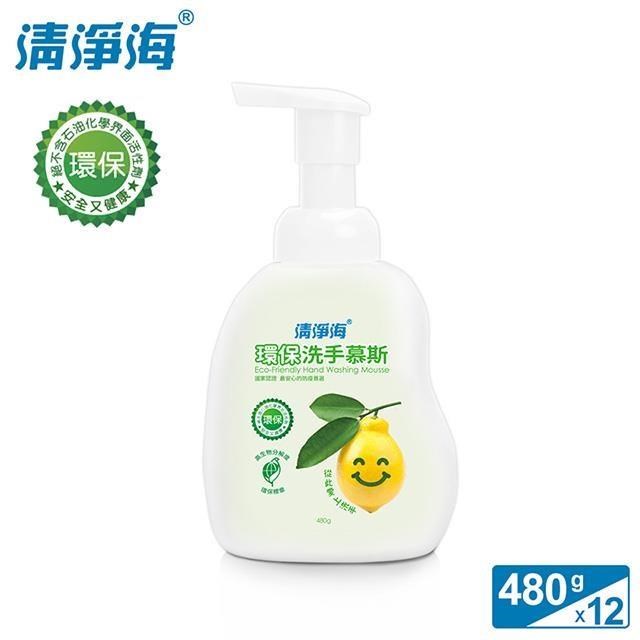 清淨海 環保洗手慕斯(檸檬飄香) 480g*12入