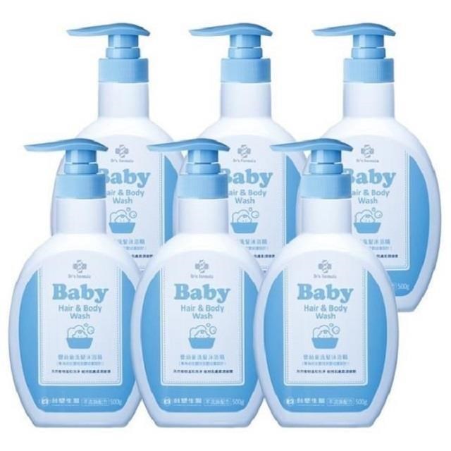 Dr's Formula 台塑生醫 Dr's Formula嬰幼童洗髮沐浴精500g(6瓶)