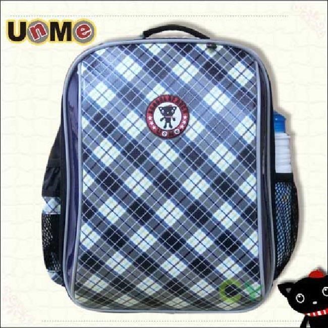 UnMe 格菱系單層後背書包/藍色
