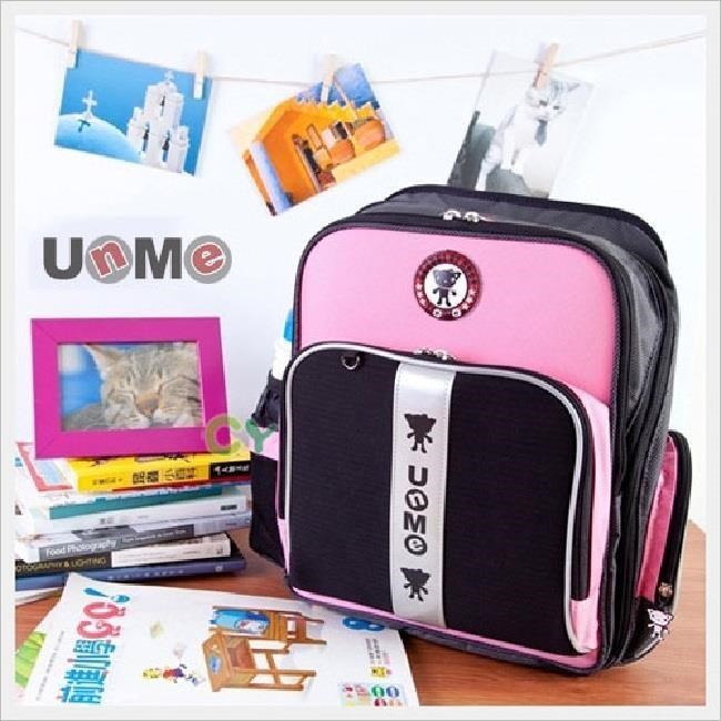 UnMe 復刻人體工學多功能收納後背書包/甜美粉