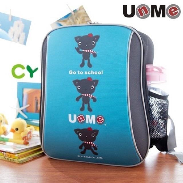 UnMe 單層超輕後背書包/粉藍