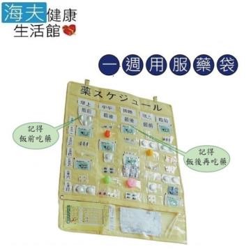 海夫健康生活館 【南紡購物中心】 莫忘服藥袋 藥物吊掛收納袋 日本企劃