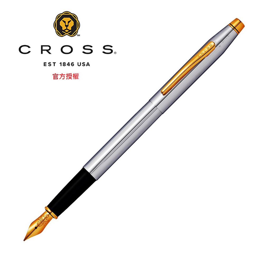 CROSS 高仕 經典世紀系列 金鉻 鋼筆 AT0086-109
