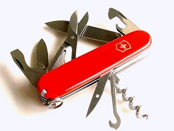 VICTORINOX 瑞士維氏 瑞士製造 登山者Climber black系列-經典15用瑞士刀(1.3703)