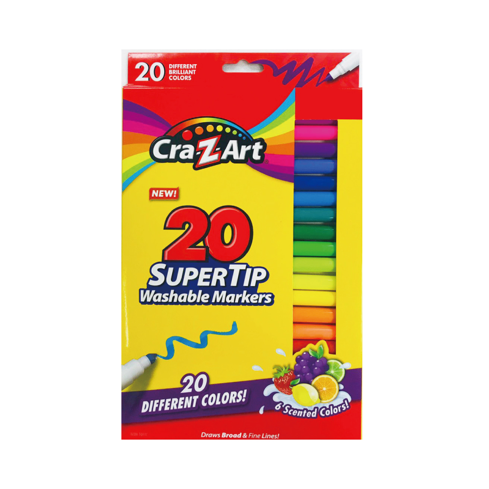 Cra-Z-Art 【美國】20色可水洗彩色筆(香水款) - PChome 24h購物