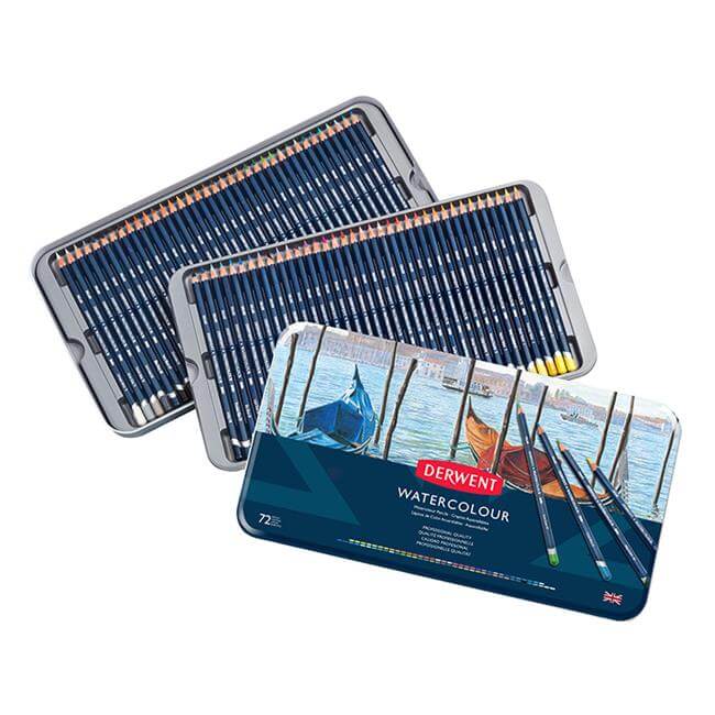 DERWENT WATERCOLOUR 色鉛筆 DERWENT watercolor 水溶性72C色鉛筆*32889 - PChome 24h購物