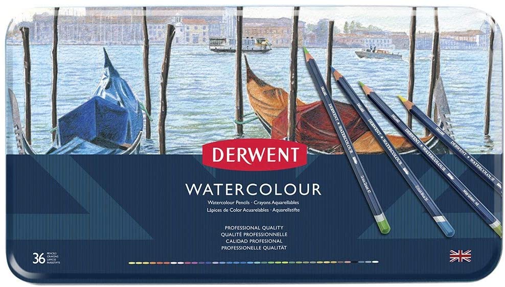 DERWENT watercolor 水溶性36C色鉛筆- PChome 24h購物
