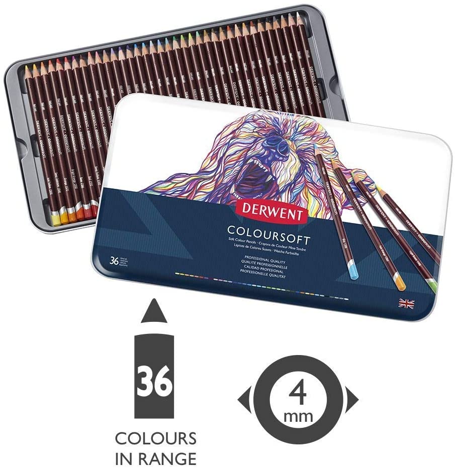 DERWENT colorset 軟性顏色鉛筆系列36色入*07401028 - PChome
