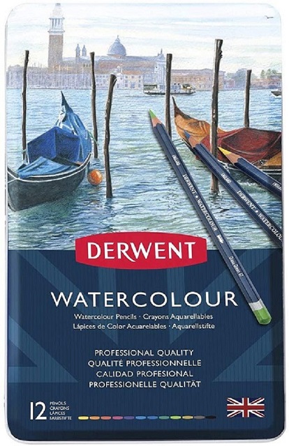 DERWENT WaterColour系列12色水彩色鉛筆*32881