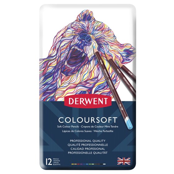 DERWENT colorset 軟性顏色鉛筆系列12色入 *07401026