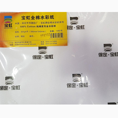 寶虹全棉水彩紙 粗 紋300g 60張入/8K