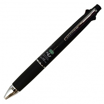 MITSUBISHI 三菱 0.5mm溜溜低摩擦 限量販售Uni-ball Jetstream 4+1多機能溜溜筆(MSXE5-1000-05)黑色滑順好寫
