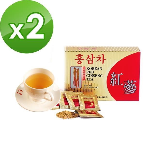 金蔘 6年根韓國高麗紅蔘茶(50包/盒)共2盒