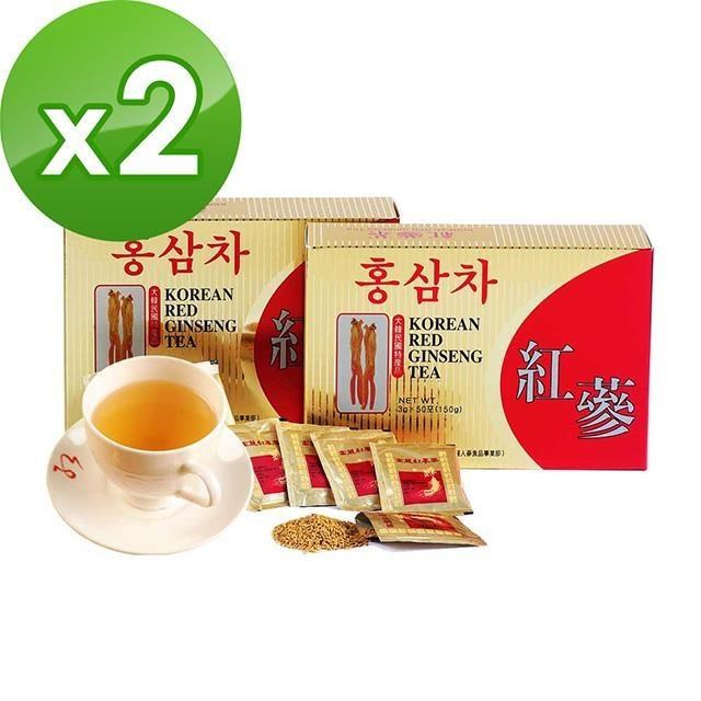 金蔘 6年根韓國高麗紅蔘茶(100包/盒)共2盒