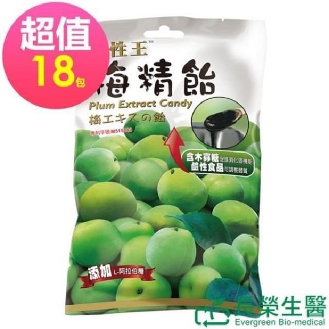 長榮生醫 鹼性王 梅精飴 68g/袋x6袋（其他規格）