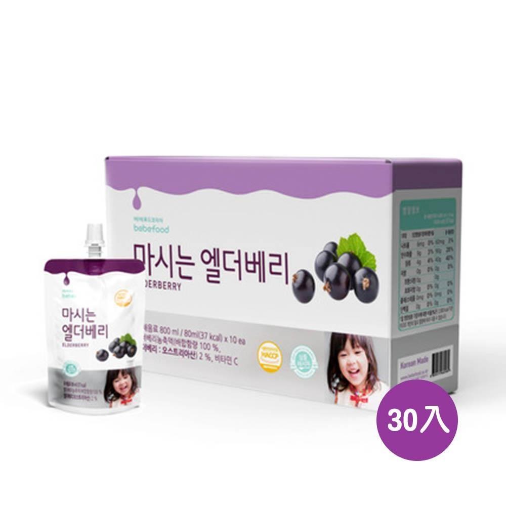 BEBEFOOD 寶寶福德 接骨木莓果汁30入
