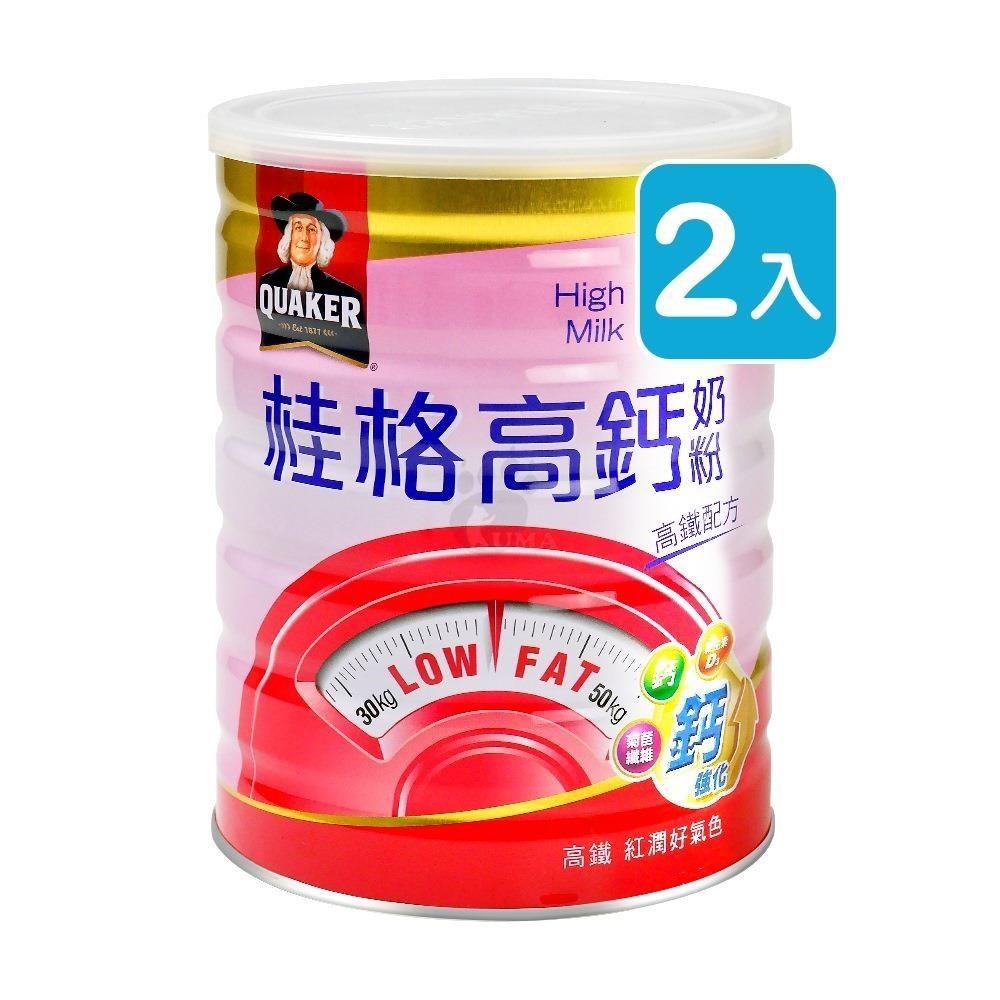 Quaker 桂格 高鐵高鈣脫脂奶粉 (750g*2入)
