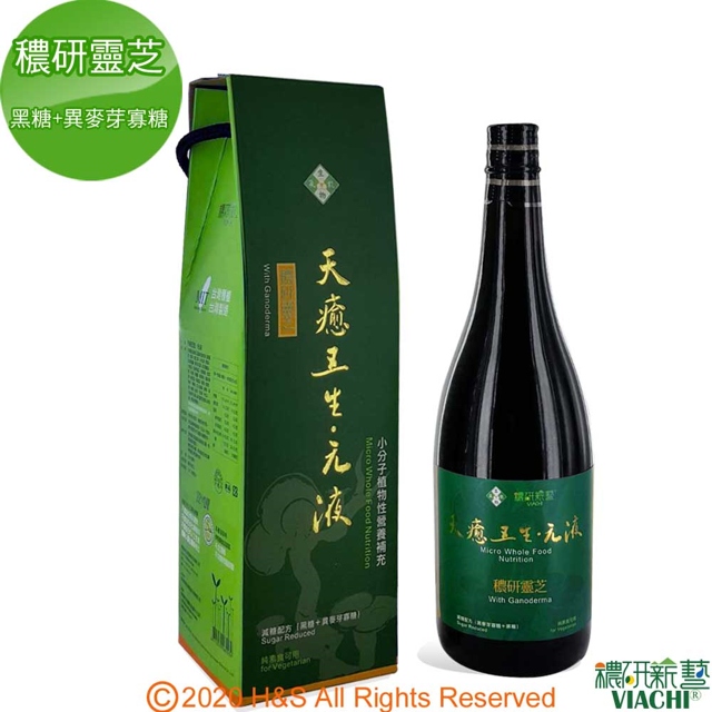 穠研薪藝 天癒五生元液(穠研靈芝)(全異麥芽寡糖配方)(750ml/瓶)