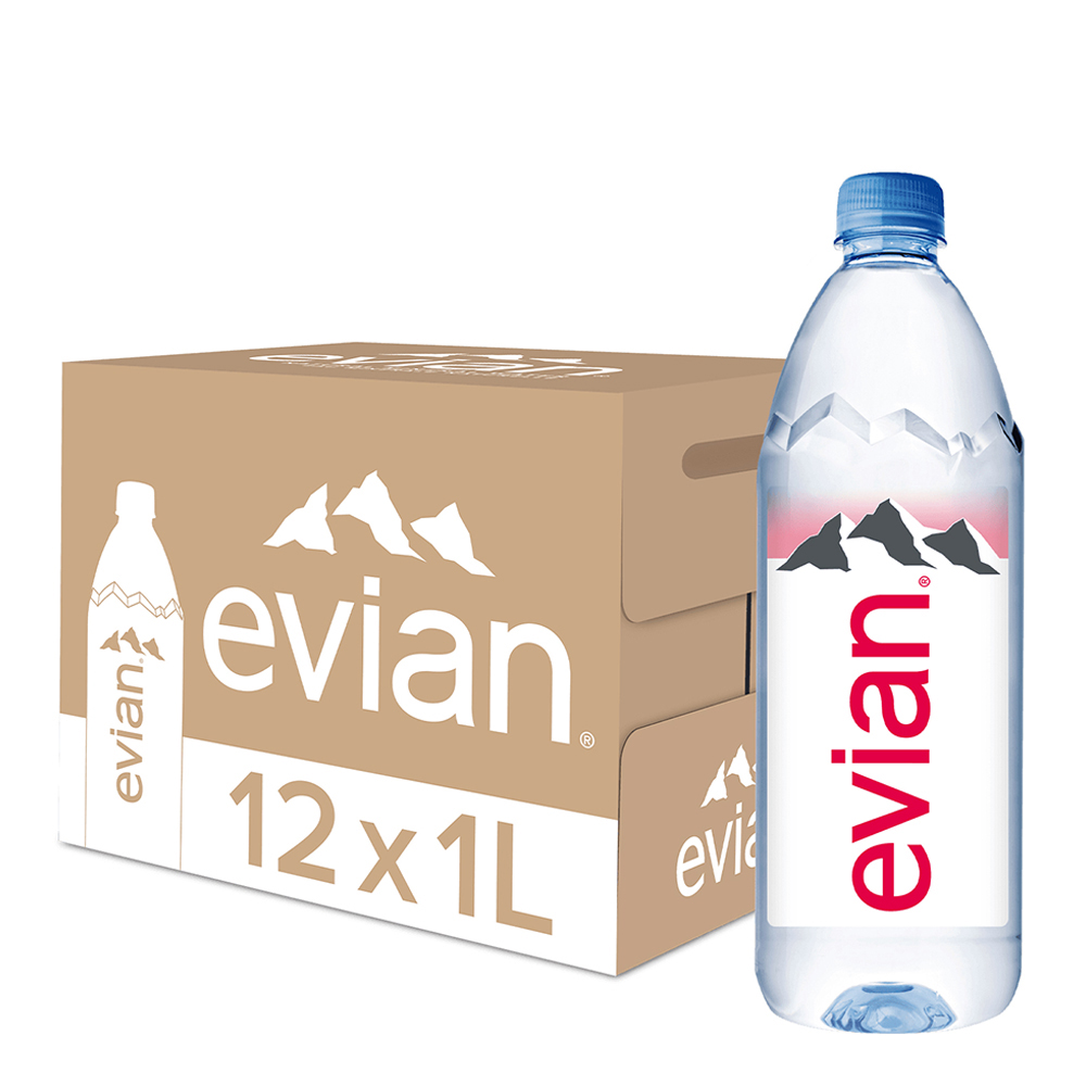 evian 天然礦泉水(1000ml/12入) - PChome 24h購物
